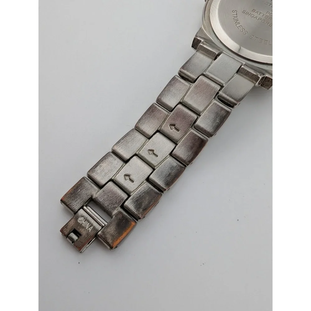 Studio Time Watch Women 40mm Case Rhinestone Bezel‎ 7